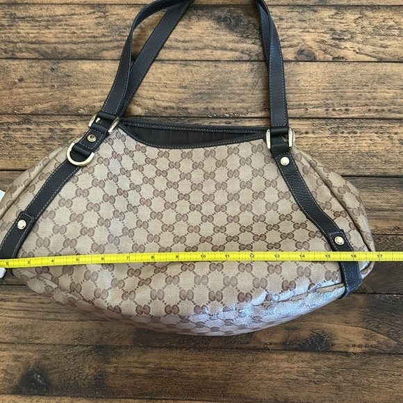 Authentic Gucci medium, Abbey coated canvas, shoulder bag, beige - Picture 12 of 12